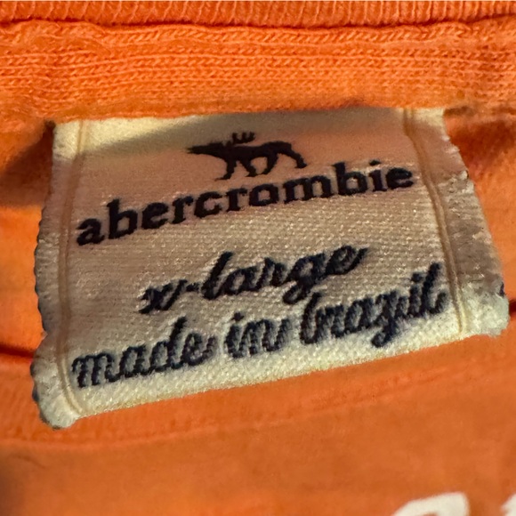 Abercrombie Juniors XL, orange t-shirt. Like new condition - Picture 4 of 4